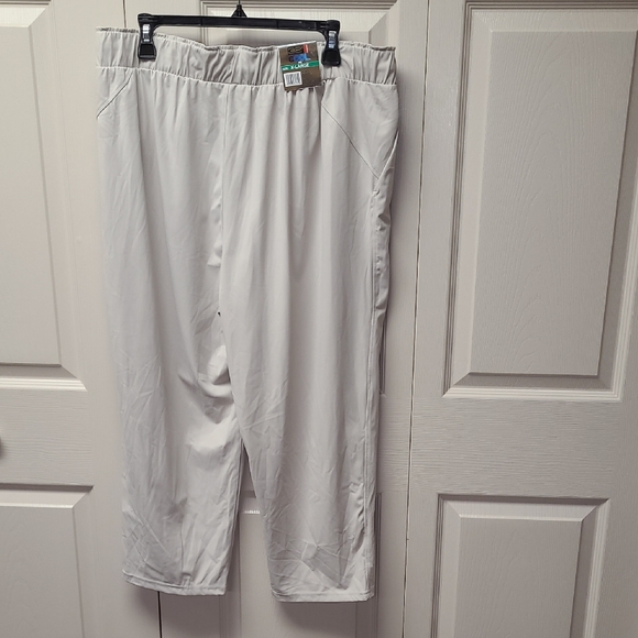 NWT 32° Cool Casual Beige Drawstring Capri Stretchy Pants XL - Picture 9 of 11